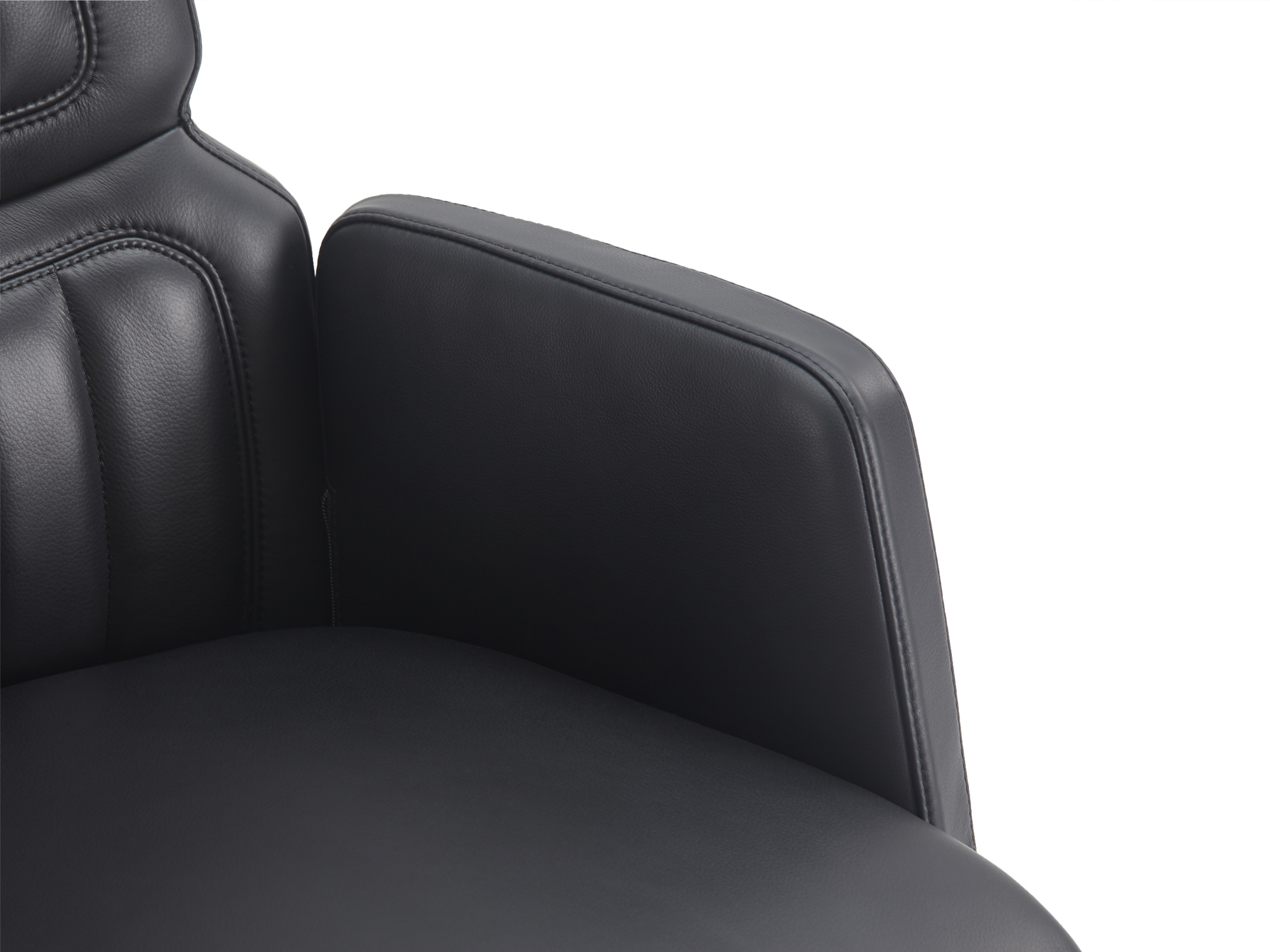 Изображение кресло rv design lavoro (a2411-1) кожа черная